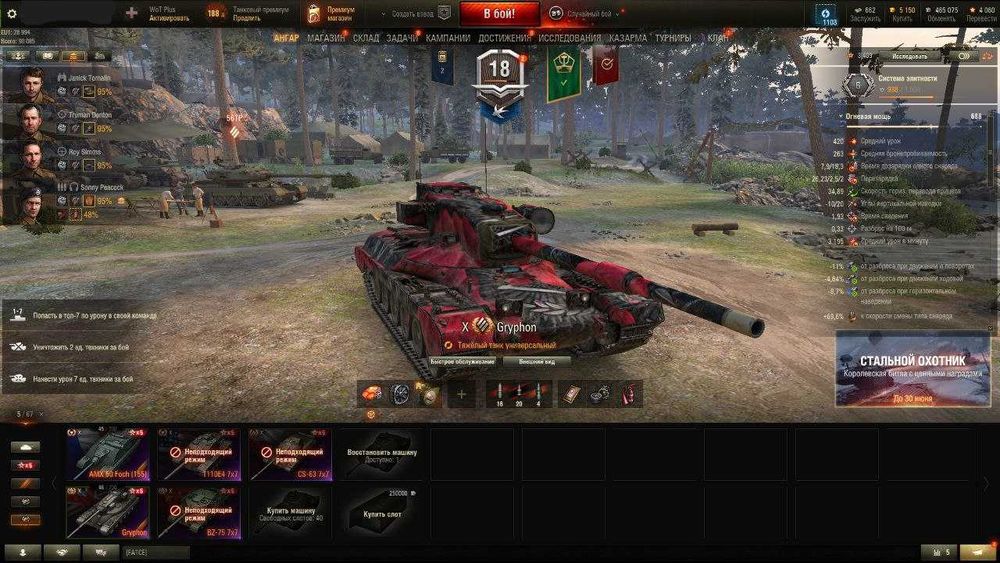 Продаю аккаунт World of Tanks (EU сервер)