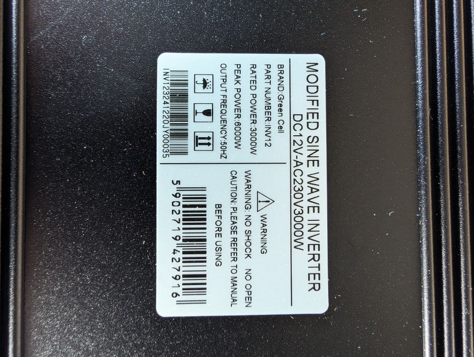 Inversor Greencell 3000W 12v