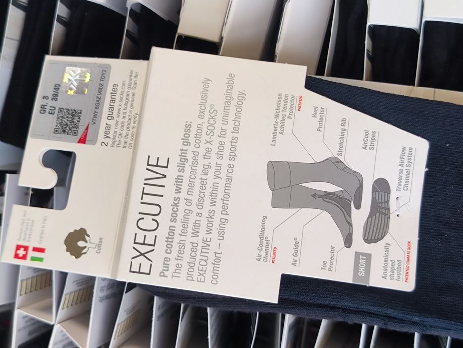 Skarpety funkcyjne X-Socks Executive 39/40 męskie premium