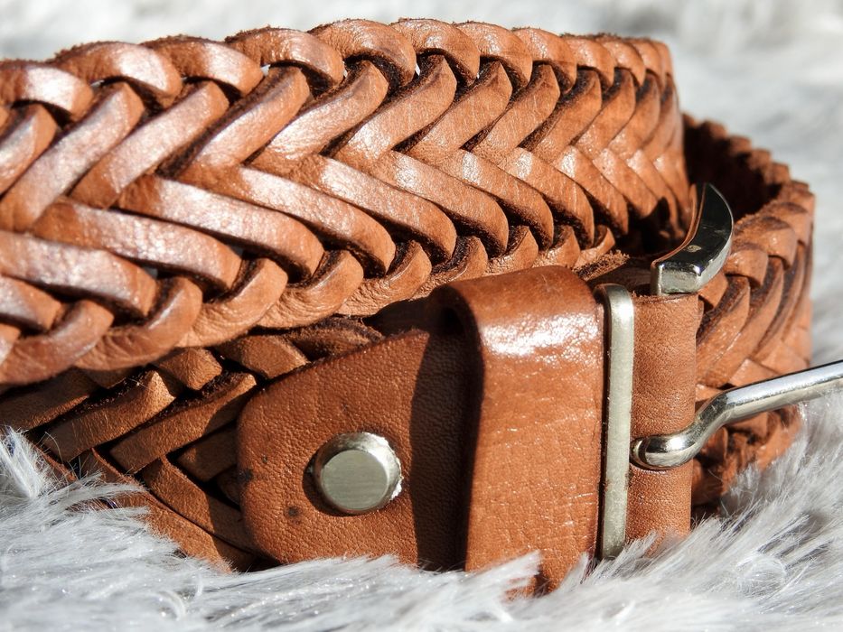 Cinto em pele genuina