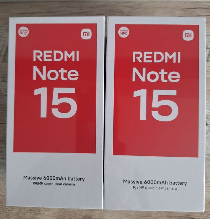 Смартфон Xiaomi REDMI Note 15 (6/128Gb); (8/256Gb) модель 2026