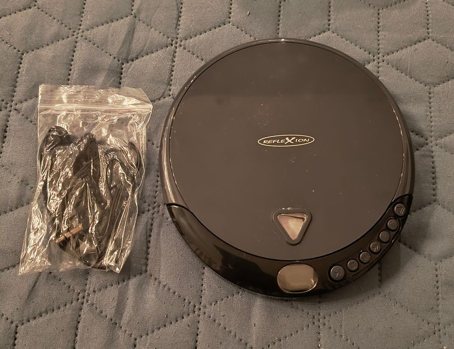 Reflexion PCD-400 nowy przenośny odtwarzacz CD ze słuchawkami, czarny