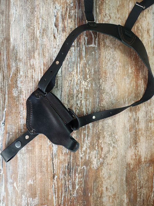 Кобура ПМ оперативна, наплечна шкіряна, правша ,шульга