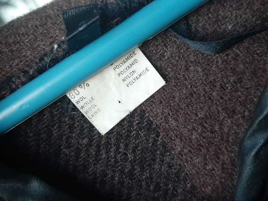 Пончо черное шрсть капюшон Германия 350 евро