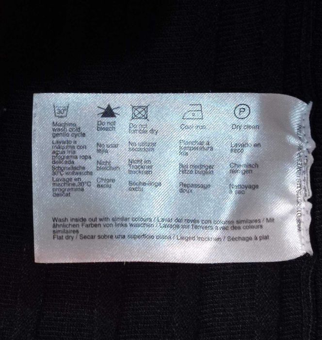 Трикотажная черная гофрированная юбка,  Esprit (Германия).