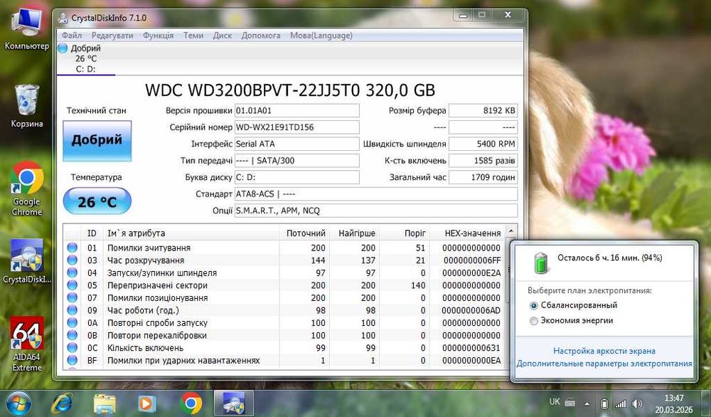 Швидкий нетбук Acer_Потужний Intel (4 ядра)_4 ГБ_320 ГБ_АКБ 5-6 годин.