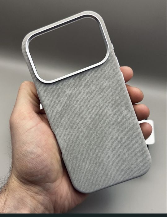 Чехол iphone 17 pro i pro max silver