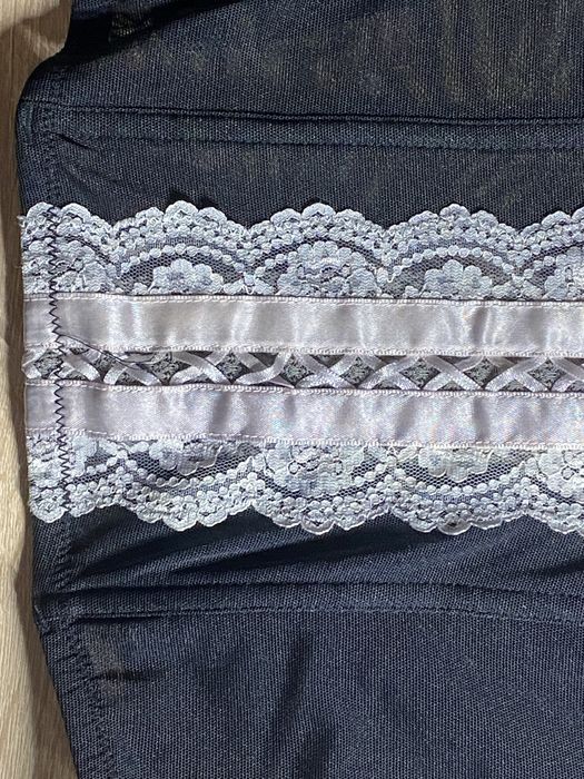 бюстгалтер корсет чорний мереживний h&m