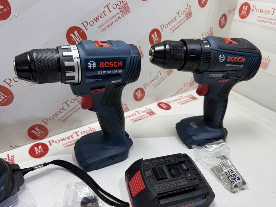 BOSCH GDR 18V-1800/GDX 18V-1800/GSR 18V-400/GSB 18V-490