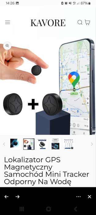 Nowy Lokalizator GPS Magnetyczny Samochód Mini Tracker Odporny Na Wodę