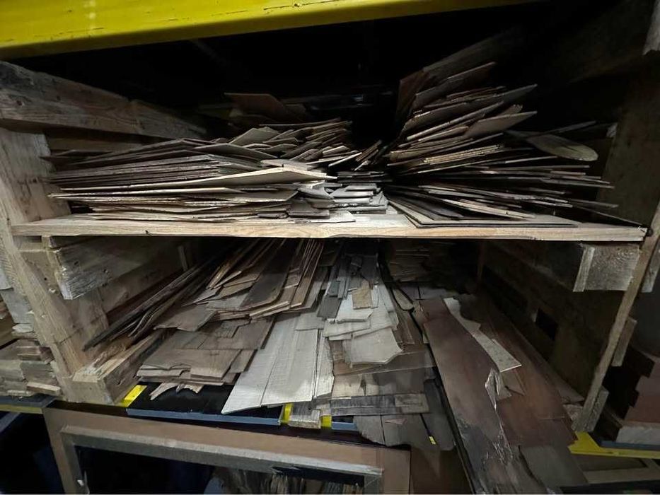 Madeiras Raras para Embutidos. Secas e cortadas finas