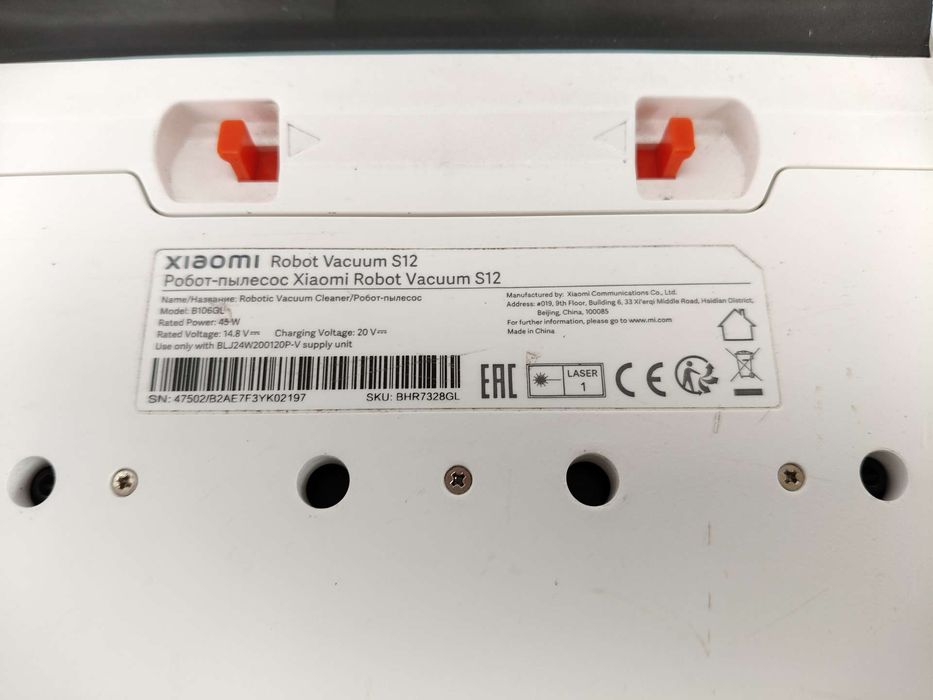 Robot sprzątający Xiaomi S12 biały NA MOKRO / SUCHO