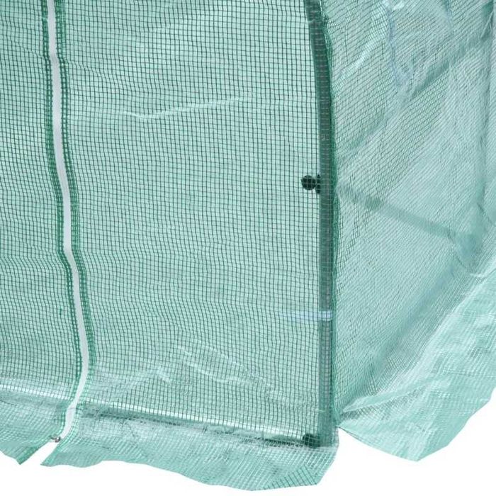 Estufa 6x3x2m plástico de 180g e 7 arcos - envio à cobrança