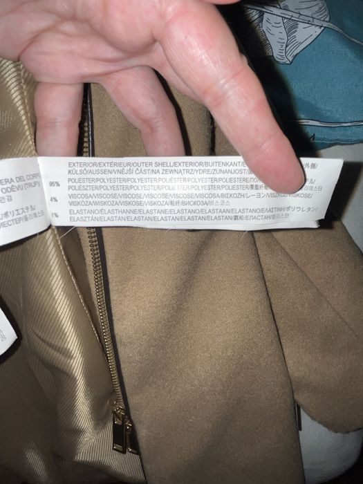 Płaszcz ze stójką beżowy S stradivarious