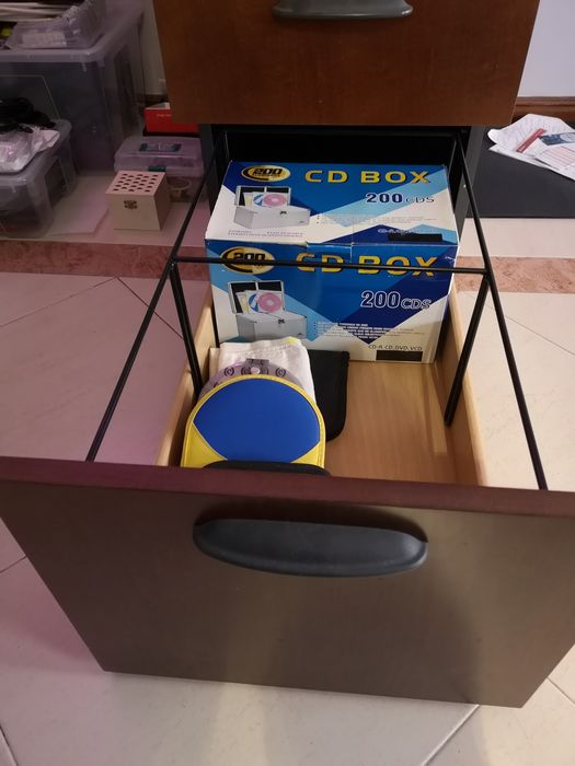 Gavetas de secretária 75*71*42 cm mogno