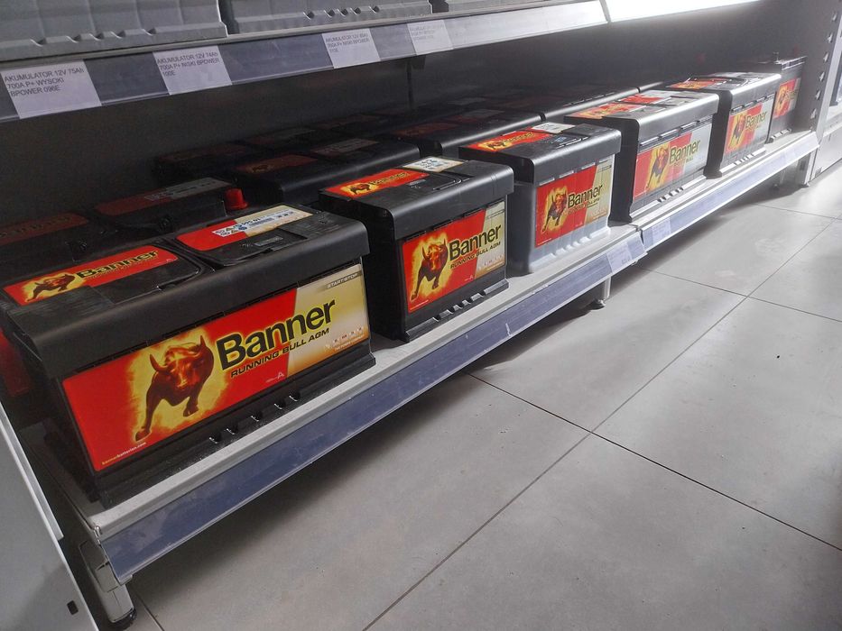 Akumulator 12V 95Ah 850A P+ AGM Start-Stop Banner Running Bull 59501