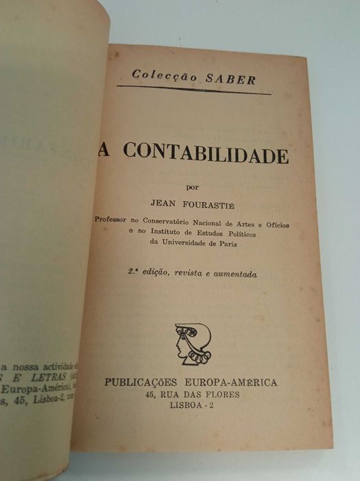 A contabilidade, de Jean Fourastié