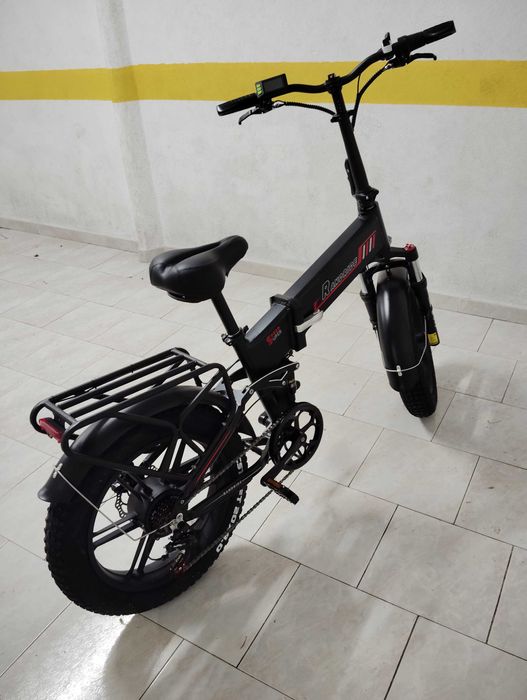 2000 W, 2 motores - Bicicleta elétrica, 20 Ah. Dobrável. 0 Km.