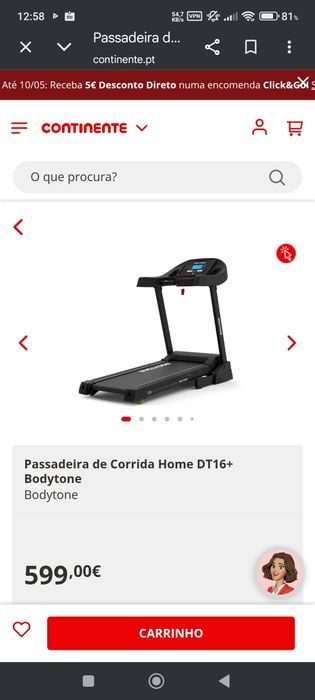 passadeira Bodytone DT16+