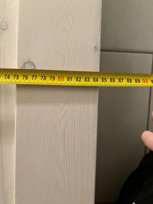 Drzwi wewnętrzne lite drewno