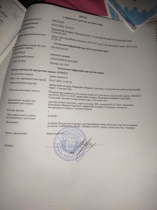 Ділянка велика чернедчина 67 соток