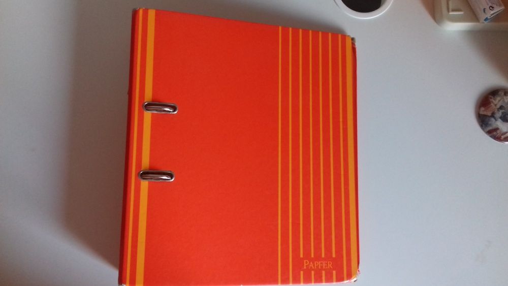 Dossier A4 Papfer Vermelho e Laranja