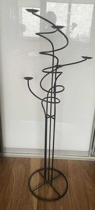 świecznik stalowy wysoki 120 cm