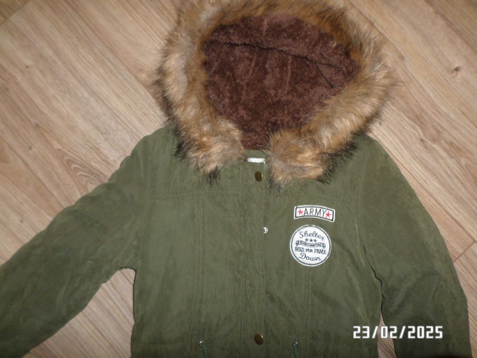 śliczna kurtka dla dziewczynki -XS/S-36-Parka