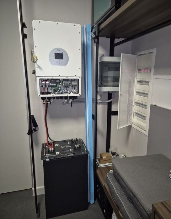 Інвертор+аккумуляторы+солнечные панели(Расрочка)(Монтаж)