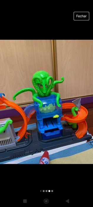 Pista Hot Wheels Polvo lavagem