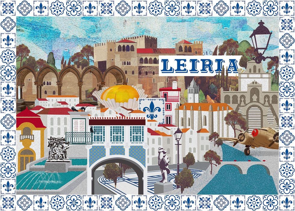 Tela "Leiria" - 50x35cm / 70x50cm