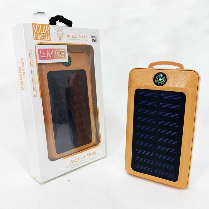 УМБ Power Bank Solar 18000 mAh мобільне зарядне з сонячною панеллю