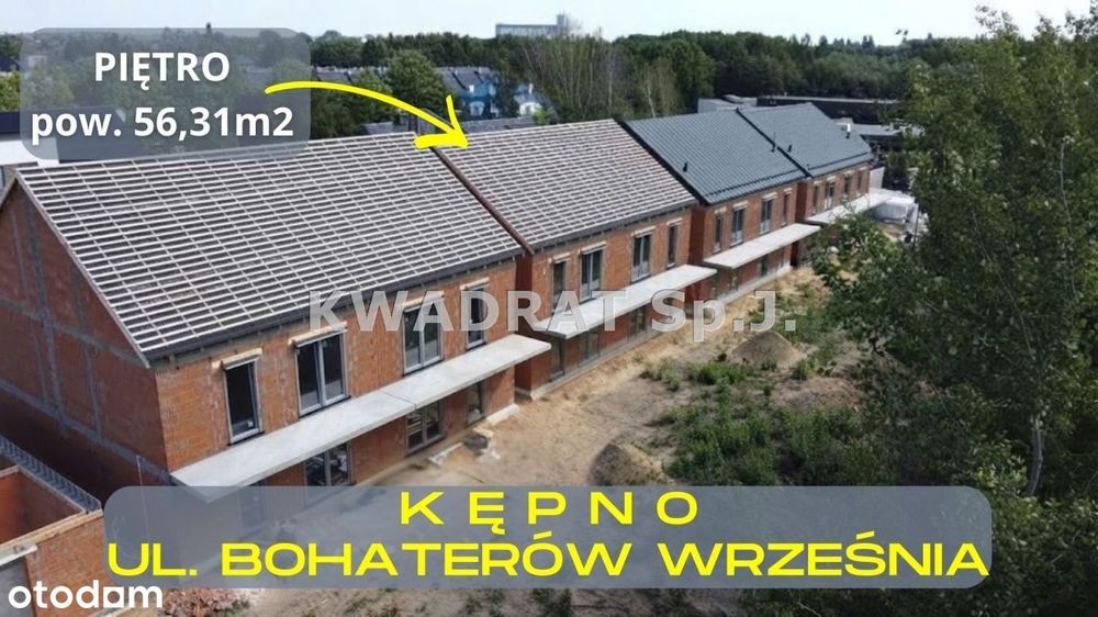 Kępno - mieszkanie o pow 56,31m2 + poddasze balkon