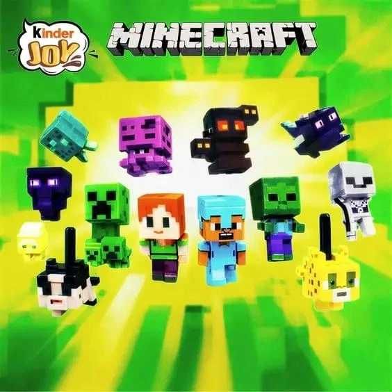 Kinder Joy  Minecraft Майнкрафт по 20 г Шоколадні яйця