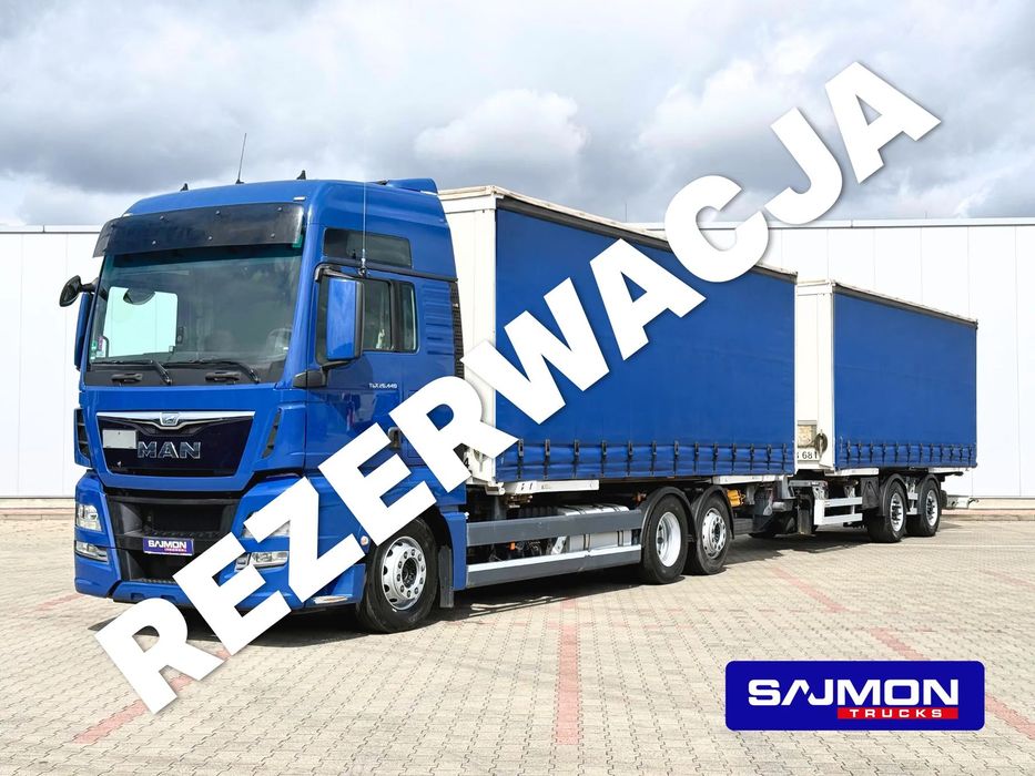 MAN TGX 26.440 / ZESTAW BDF / KONTENERY KRONE