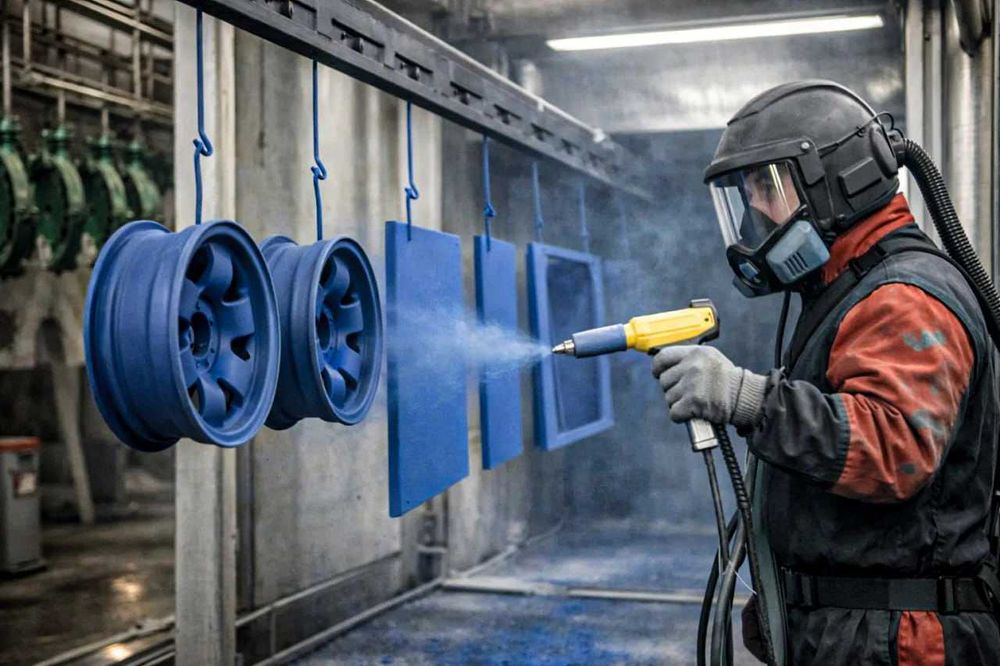 Порошкове фарбування /  Піскоструменева очистка / Фарбування по RAL