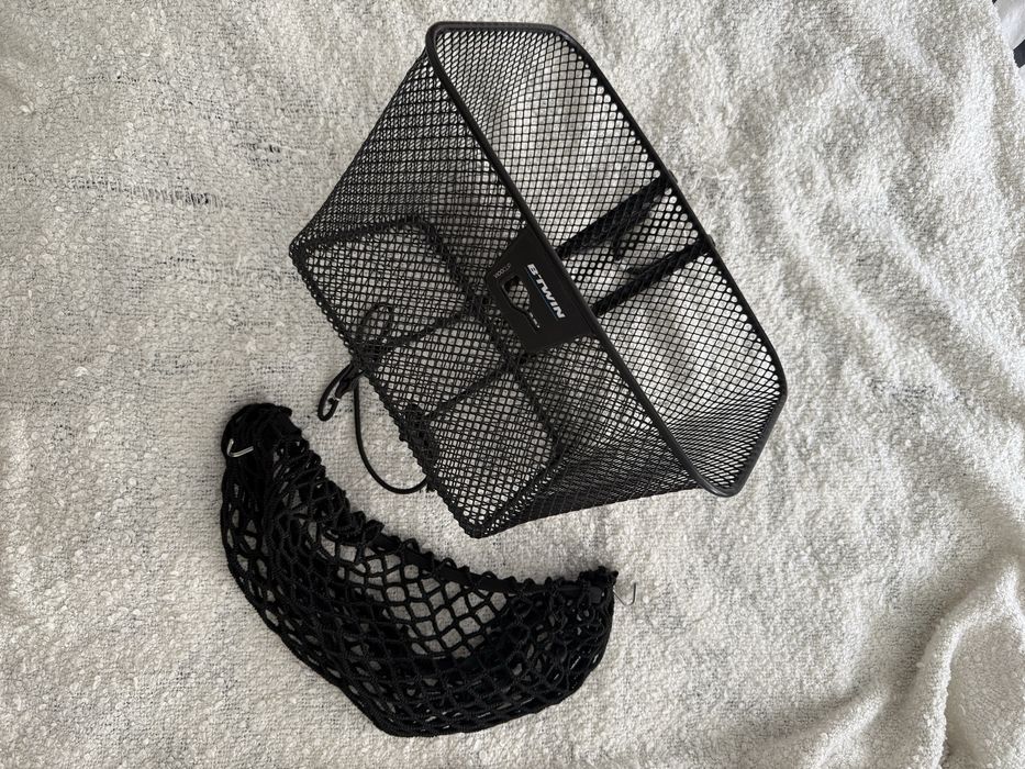 Koszyk rowerowy 8l Elops z siatką