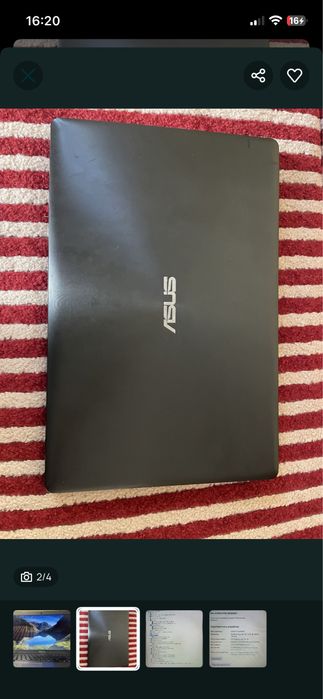 Ноутбук ASUS, SSD 8 ГБ ОЗУ, Nvidia Geforce