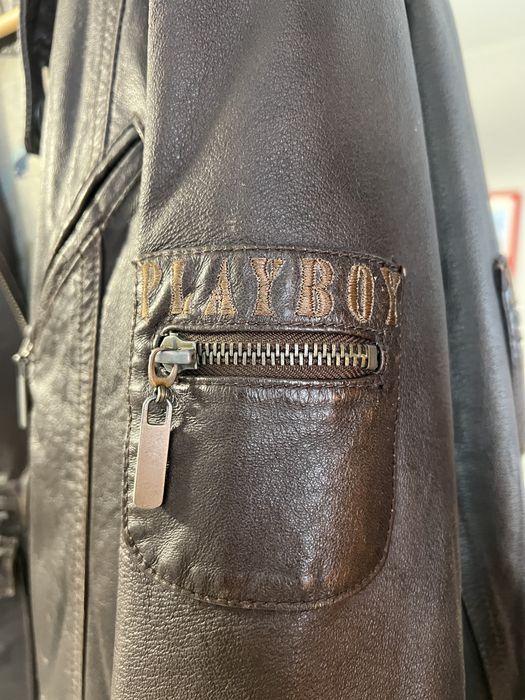 Шкіряна куртка Playboy