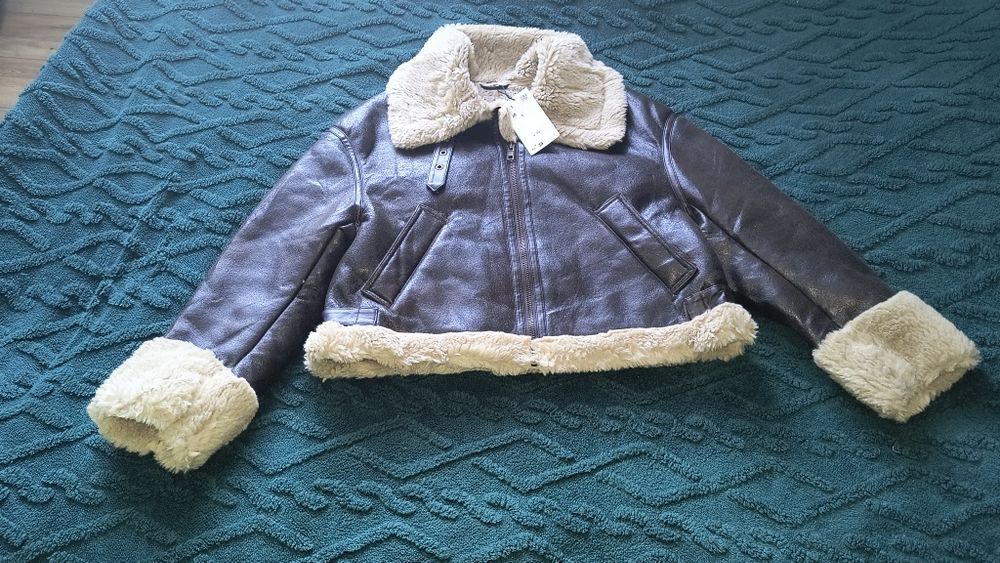 Kurtka ramoneska ocieplana