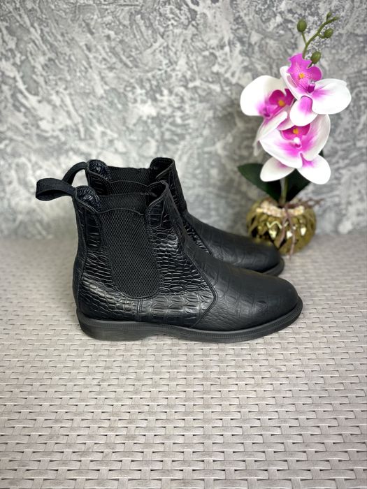 Dr. Martens ботинки сапожки 39 размер женские кожаные черные