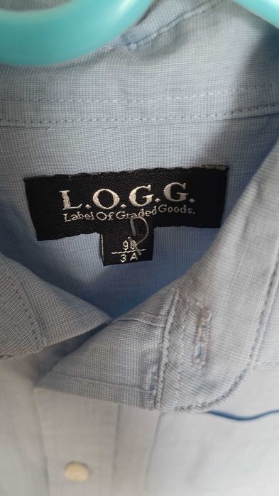 Błękitna koszula H&M LOGG 98