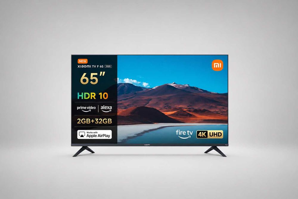 Xiaomi TV A 65" 2025 Google TV 4K HDR – Nova Selada | Garantia 3 Anos
