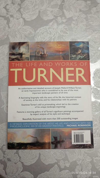 Turner His life and works in 500 images · Michael Robinson · Anness Publishing · Inglês