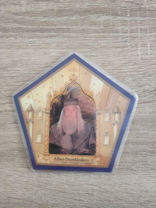 Harry Potter karta złoty Dumbledore UNIKAT