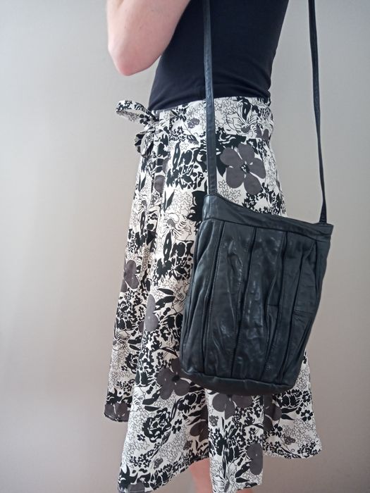 Skórzana mała torebka