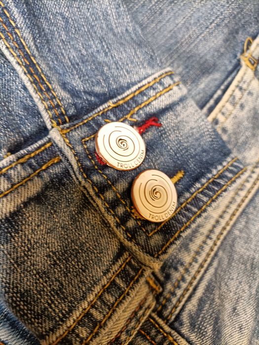 Kurtka jeansowa dżinsowa katana rozmiar S Troll