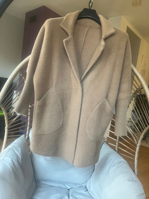 Płaszcz z wełną z alpaki r.Uniwersalny