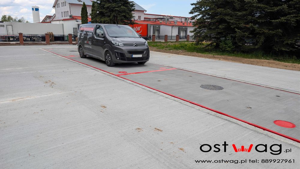 Nowa waga samochodowa betonowa OSTWAG 18mx3m 50/60T
