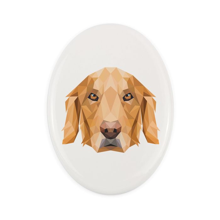 Golden Retriever płytka geometryczna Art-Dog